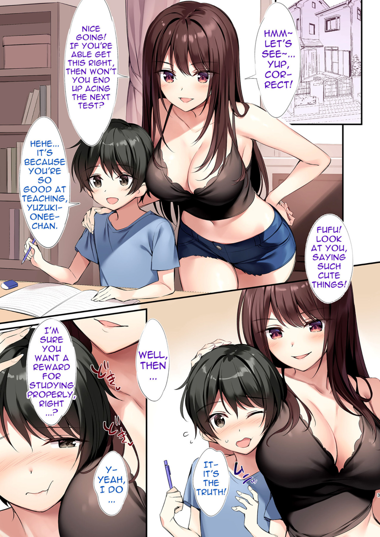 Hentai Manga Comic-Come Study Together With Yutsuki Onee-chan-Read-2